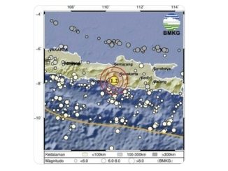 BMKG melaporkan gempa bumi magnitudo 2,9 guncang wilayah Kulon Progo, DIY pada 23 Oktober 2026.