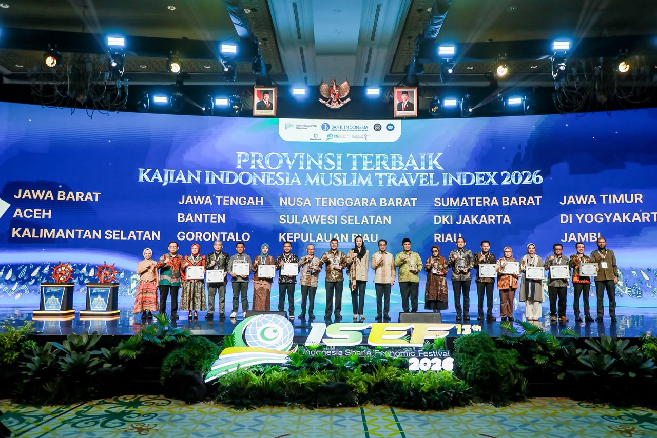 Jawa Tengah sukses meraih peringkat 2 destinasi wisata ramah muslim terbaik nasional di IMTI 2026.