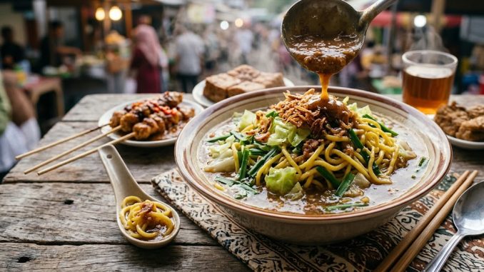 Ingin menikmati kuliner khas Wonosobo? Coba resep mie ongklok kuah kental gurih berbalut ebi ini. Praktis, lezat, dan dijamin menggugah selera! Ingin menikmati kuliner khas Wonosobo? Coba resep mie ongklok kuah kental gurih berbalut ebi ini. Praktis, lezat, dan dijamin menggugah selera!