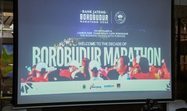 Persiapan Borobudur Marathon 2026 capai 99%. Diikuti 12.500 pelari, ajang ini siapkan medali khusus hingga rute baru di Magelang.